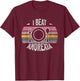 I Beat Anorexia Inspirational Empowerment Message T-Shirt - T-Shirt | Maroon