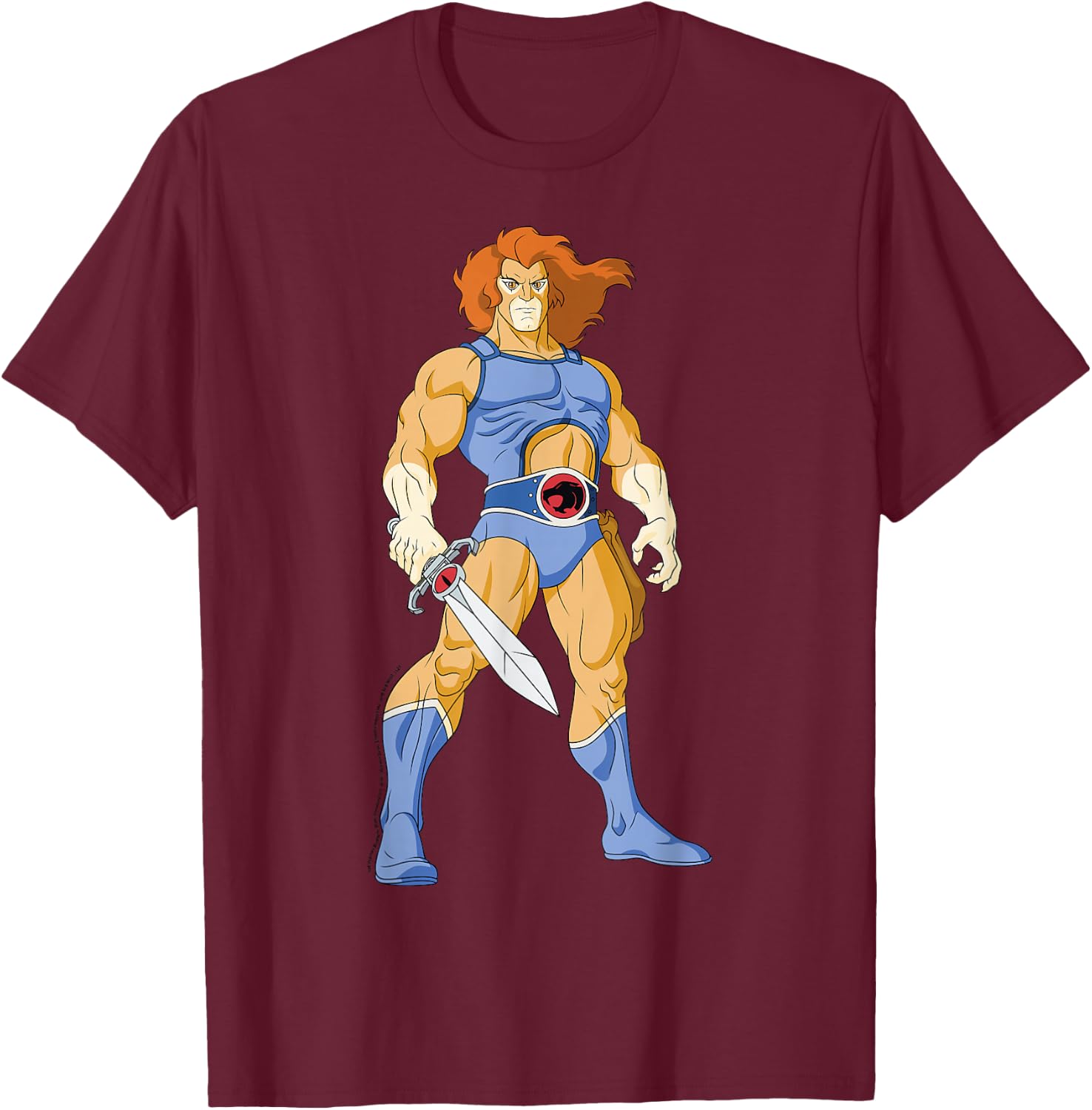 Thundercats Lion-O Portrait T-Shirt - T-Shirt | Maroon