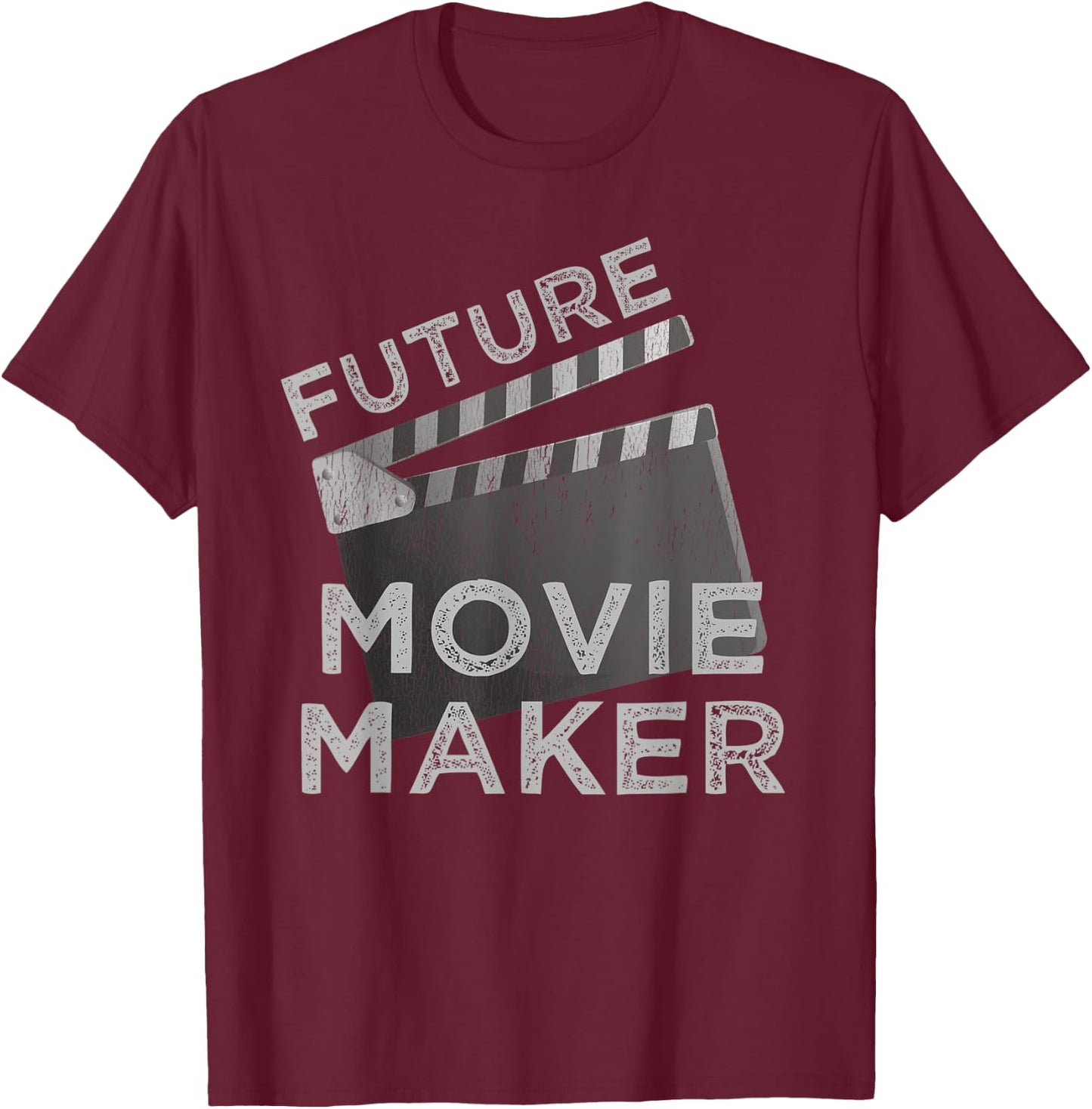 Future Movie Maker Students Director Producer Filmmaker T-Shirt - T-Shirt | Maroon
