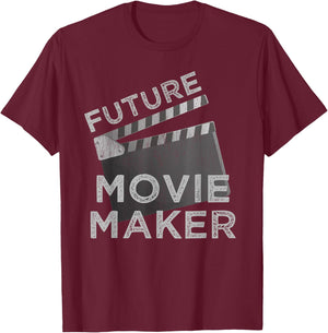 Future Movie Maker Students Director Producer Filmmaker T-Shirt - T-Shirt | Maroon