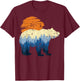 Zoo Animal with Awesome Nature Brown, Black or Ice Bear T-Shirt - T-Shirt | Maroon