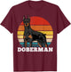 Doberman T-Shirt - T-Shirt | Maroon