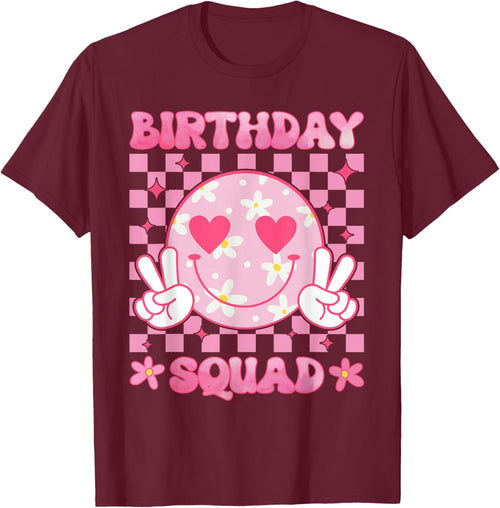Groovy Birthday Squad Party Matching Birthday Family Group