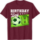 Birthday Boy 8 Soccer Its My 8th Birthday Boys Soccer T-Shirt - T-Shirt | Maroon