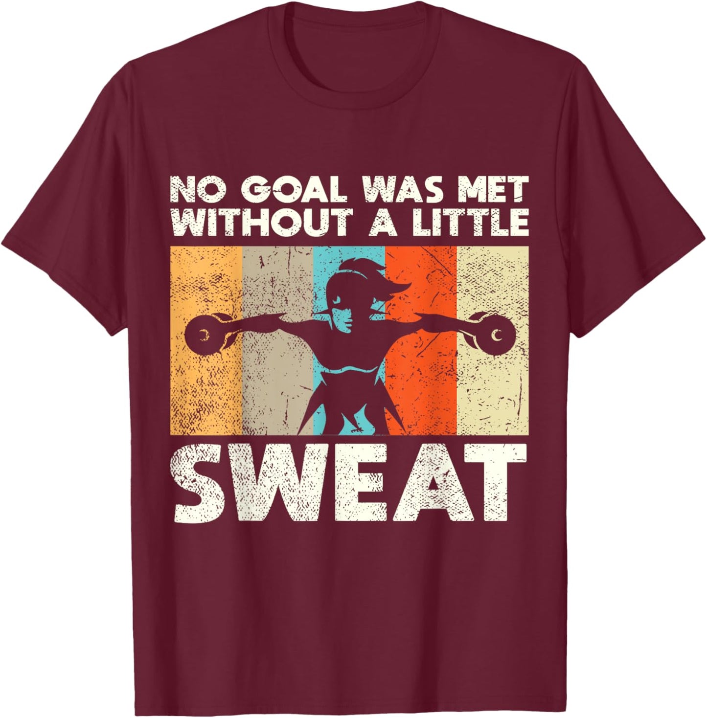 Women Workout Gym Saying Motivational Fitness Lover Gift T-Shirt - T-Shirt | Maroon
