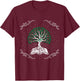 Tree of Knowledge - Tree of Life T-Shirt - T-Shirt | Maroon