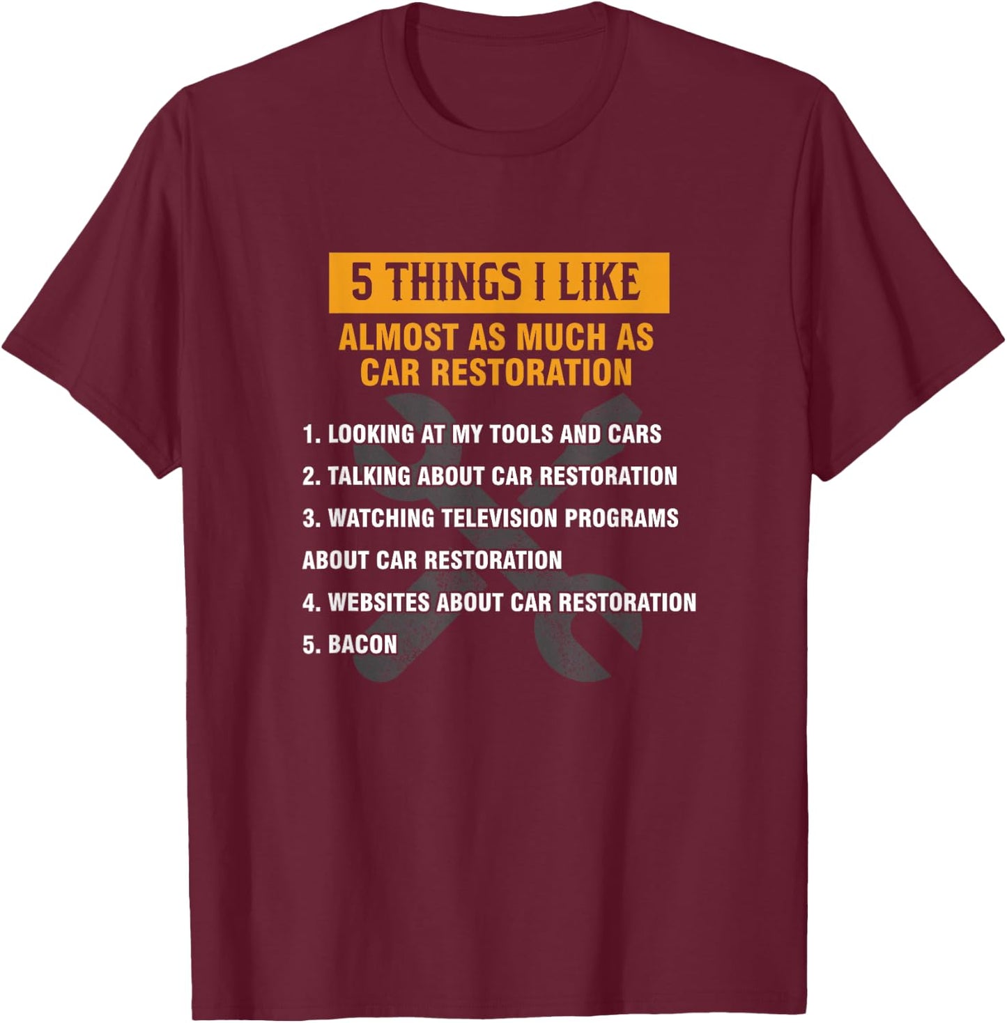 Funny Car Restoration Detailing Car Restorer T-Shirt - T-Shirt | Maroon