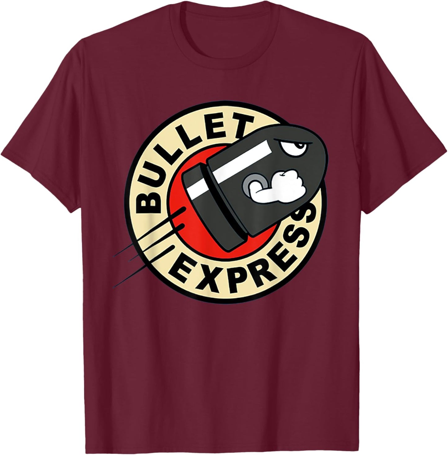 Bullet Express T-Shirt - T-Shirt | Maroon