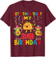 Cinco De Mayo Let's Taco Bout My 2nd Birthday Toddler Kids T-Shirt - T-Shirt | Maroon