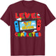 Level 1st Grade Completed Happy Last Day Of School Funny T-Shirt - T-Shirt | Maroon