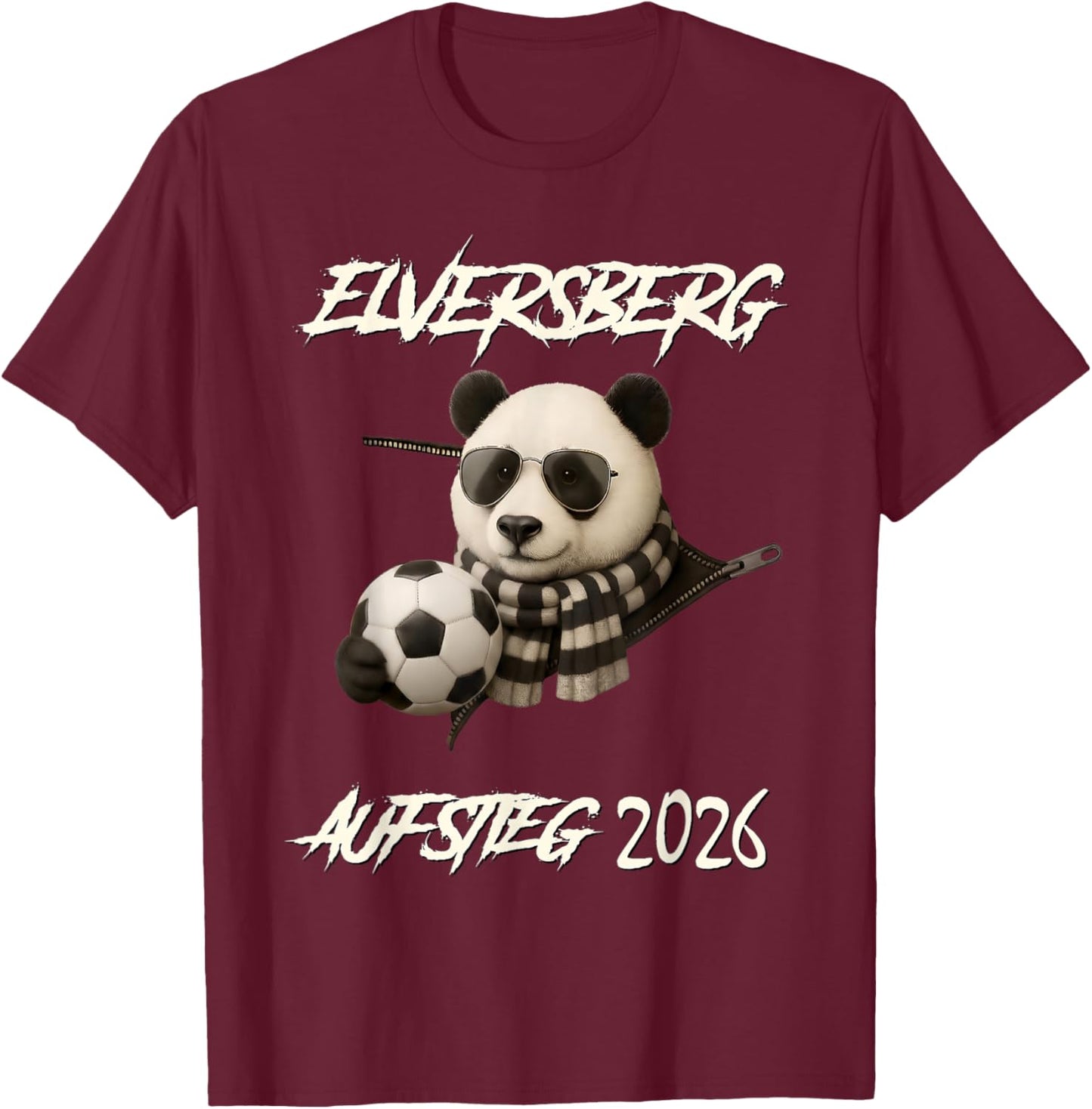 Fußball Elversberg Aufstieg 2026, Aufstiegsfeier T-Shirt - T-Shirt | Maroon
