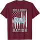 Edmond Memorial Bulldogs Logo Nation HS T-Shirt - T-Shirt | Maroon