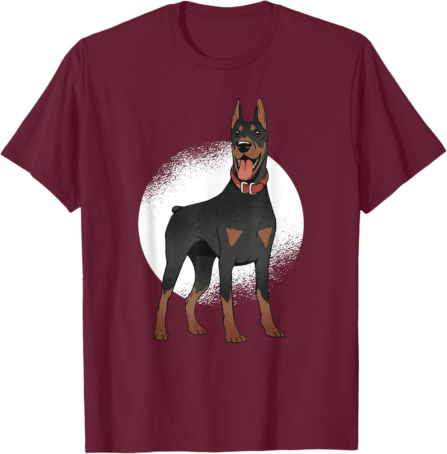 Doberman Dog for Dobie lover, Doberman Mom T-Shirt - T-Shirt | Maroon