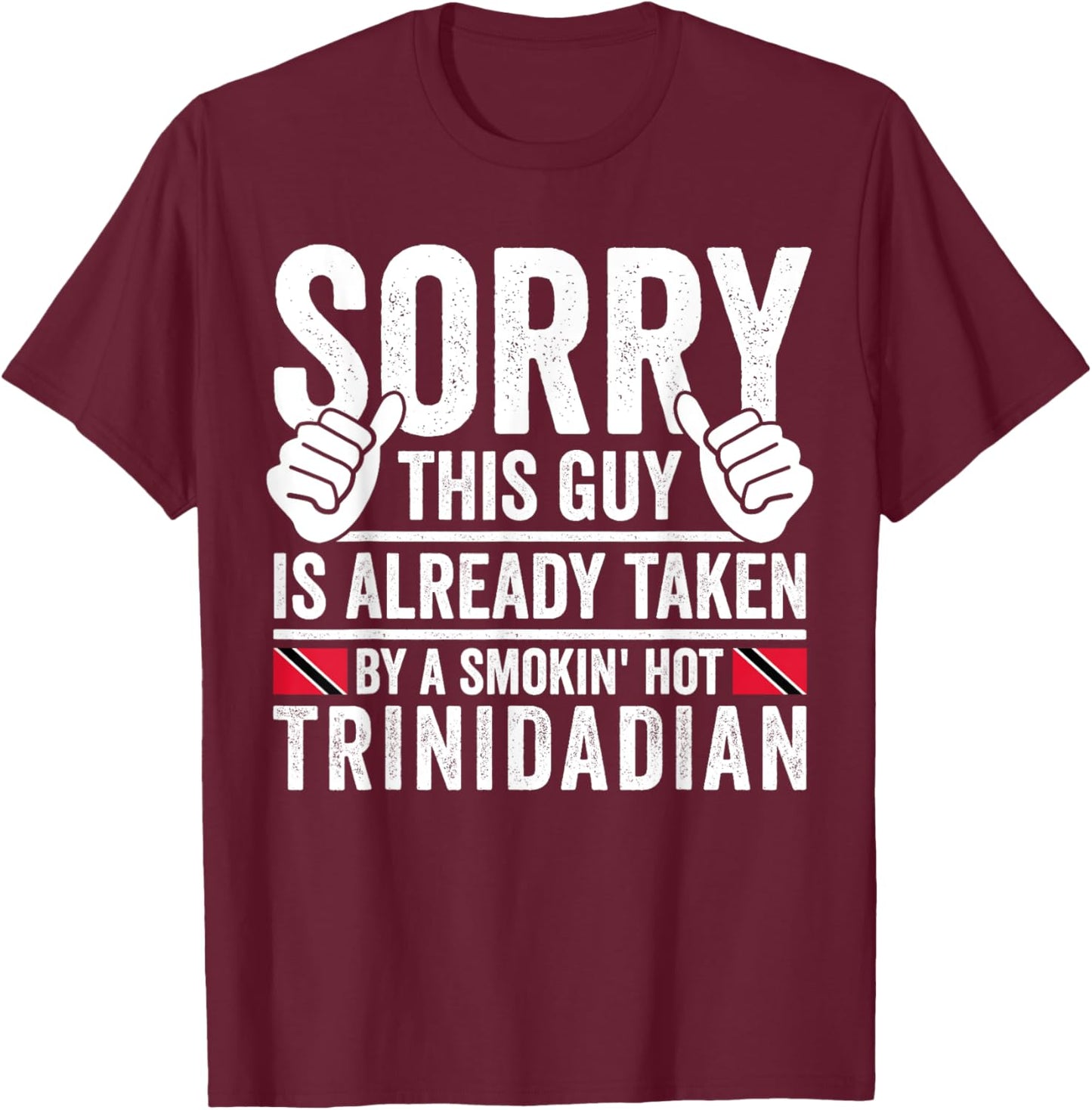 Trinidadian Roots Outfit Funny Trinidad Heritage T-Shirt - T-Shirt | Maroon