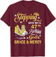 47 Year Old Birthday 47th Birthday With God's Grace & Mercy T-Shirt - T-Shirt | Maroon