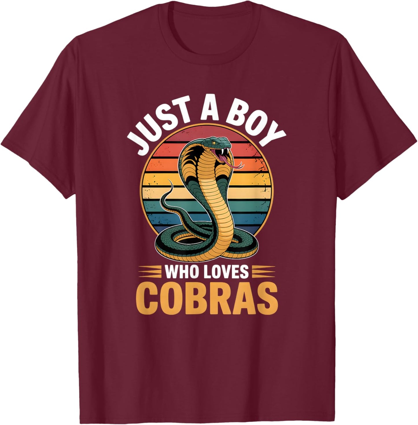 Boys Cobra T-Shirt - T-Shirt | Maroon