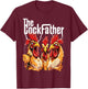 The Cockfather Chicken Father Dad Owner Funny Cute Rooster T-Shirt - T-Shirt | Maroon