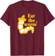 Eat The Worm T-Shirt - T-Shirt | Maroon