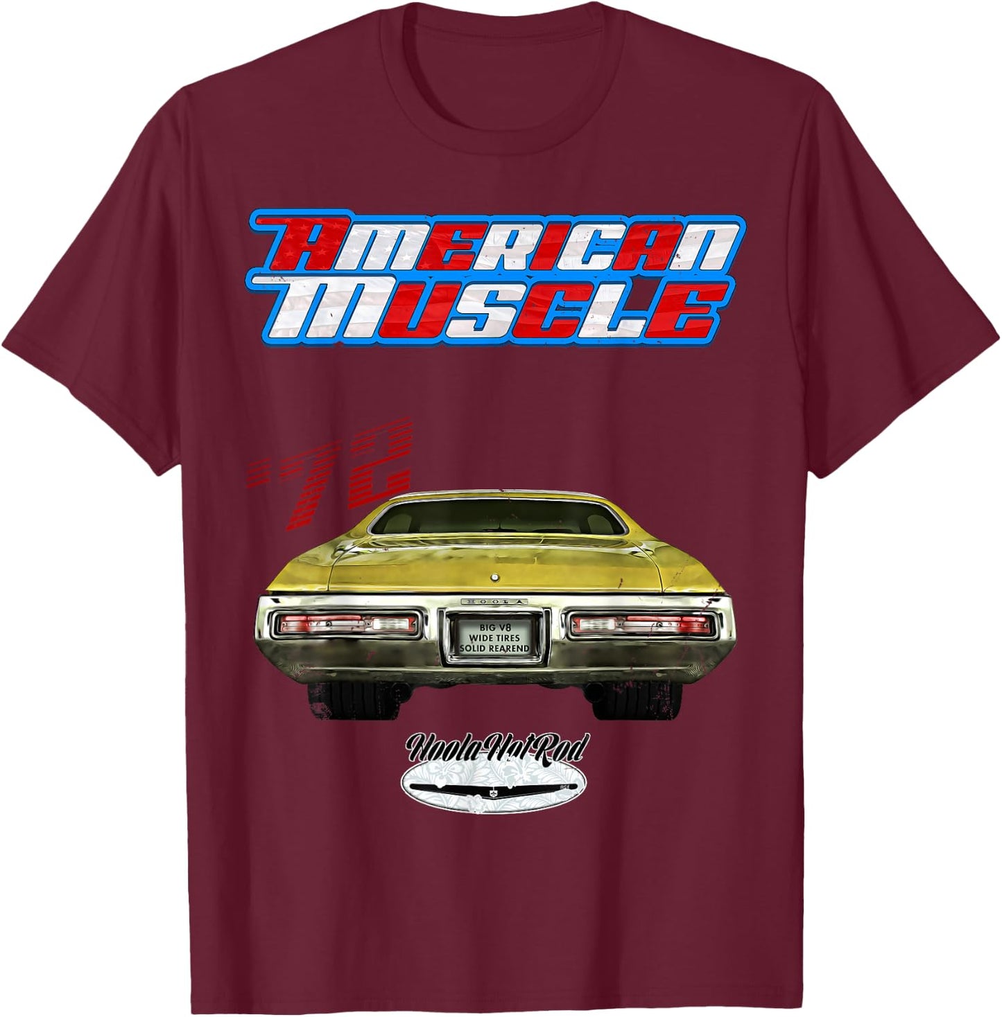 1972, 72,Skylark,Limited,Riviera,Gran,Grand,Sport,GS,Muscle T-Shirt - T-Shirt | Maroon