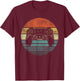 Video Gamer Gifts Funny Retro Video Game Controller Gaming T-Shirt - T-Shirt | Maroon
