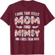 I have two Titles Mom and Mimsy Cute Mothers Day idea Mimsy T-Shirt - T-Shirt | Maroon
