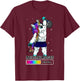 Unicorn Installing Muscles Kettlebell Fun Gym Workout Gift T-Shirt - T-Shirt | Maroon