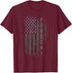 Fiocchi Family American Flag T-Shirt - T-Shirt | Maroon