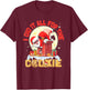 I Did It All For The Cookie Santa On Chimney Funny Christmas T-Shirt - T-Shirt | Maroon