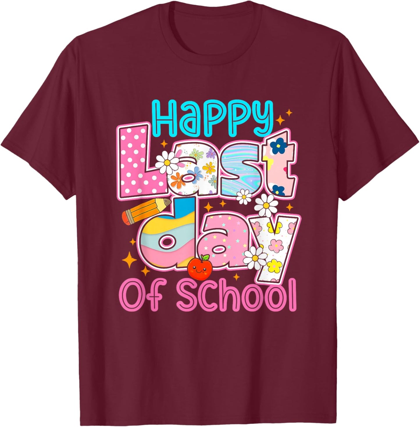 Kids Hello Summer T-Shirt - T-Shirt | Maroon