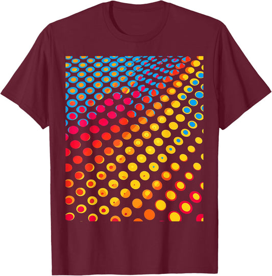 Abstract Pop T-Shirt - T-Shirt | Maroon