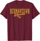 Hermantown Minnesota MN Hermantown Hawks Vintage Look T-Shirt - T-Shirt | Maroon