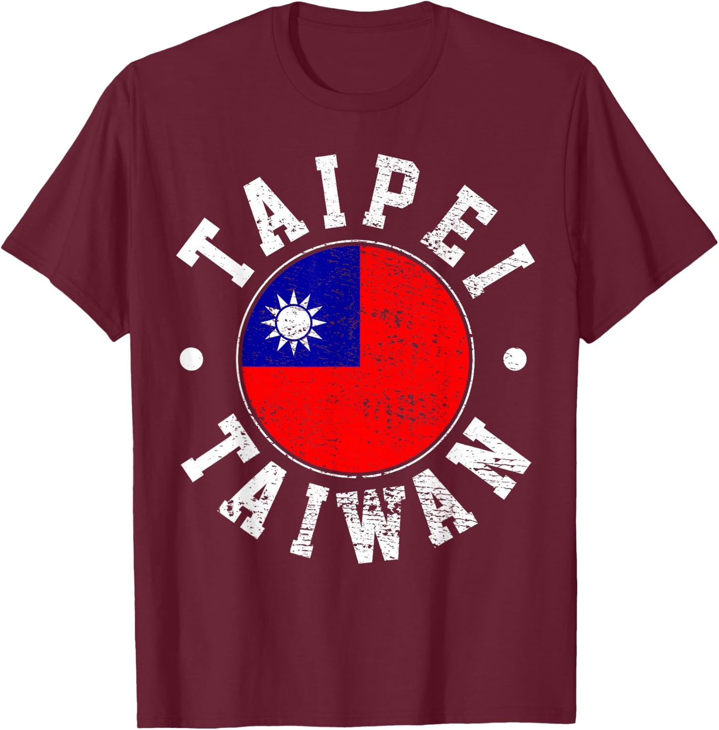 Taipei Taiwan T-Shirt - T-Shirt | Maroon
