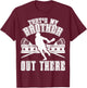 Lacrosse Sister That's My Brother Out There Lacrosse Lover T-Shirt - T-Shirt | Maroon
