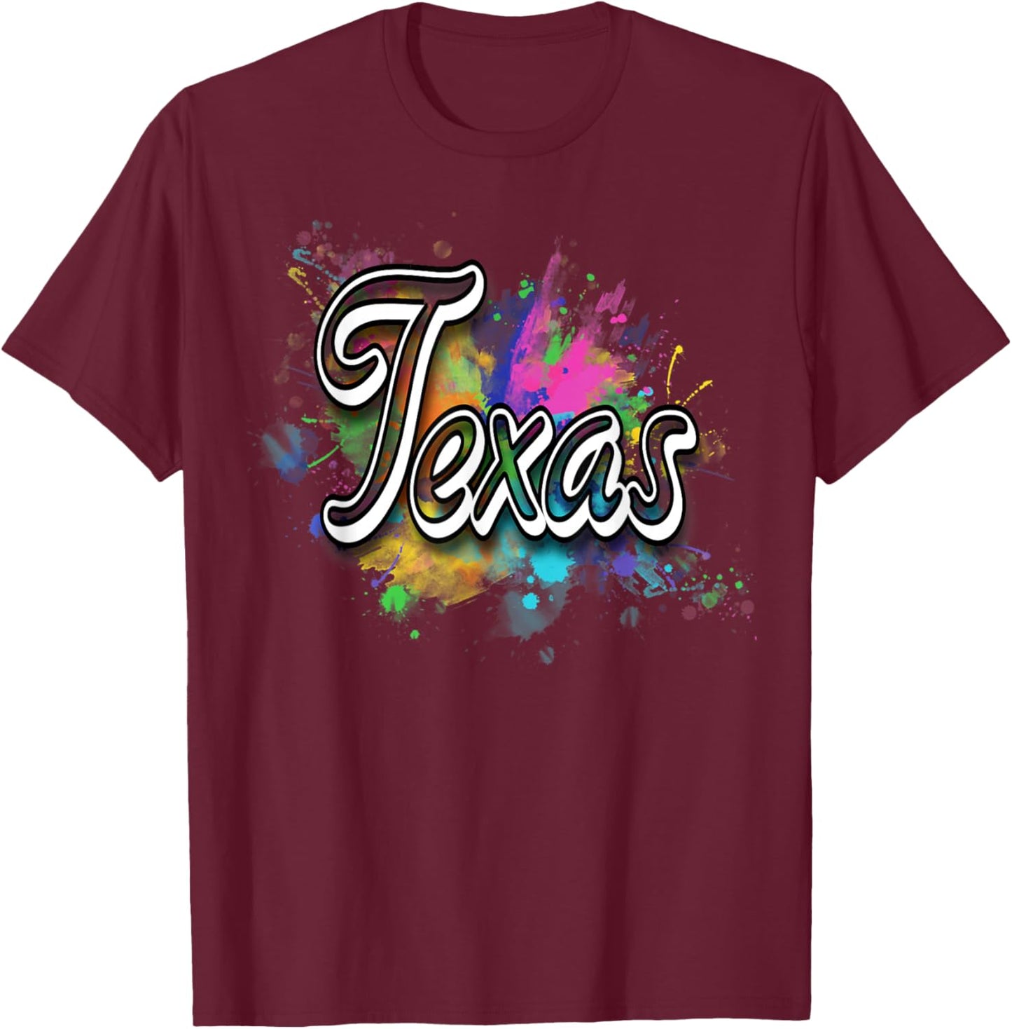 Texas Lone Star State Apparel , Women & Kids - Texas T-Shirt - T-Shirt | Maroon