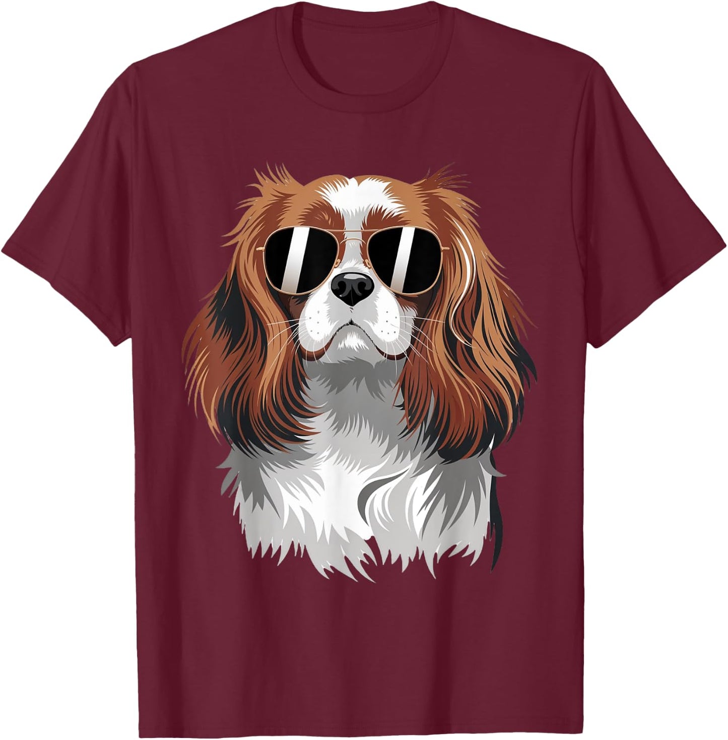 Funny Proud Cavalier King Charles Spaniel Dog T-Shirt - T-Shirt | Maroon