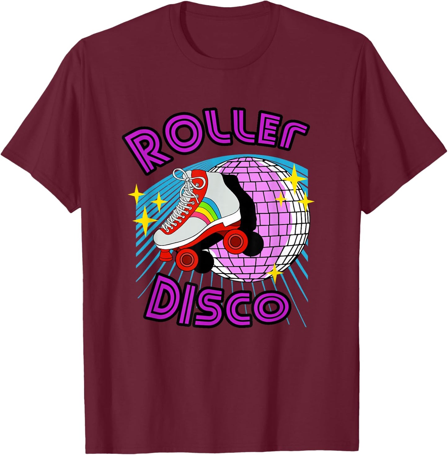 Roller Derby Gift Women Girls Roller Skating Roller T-Shirt - T-Shirt | Maroon