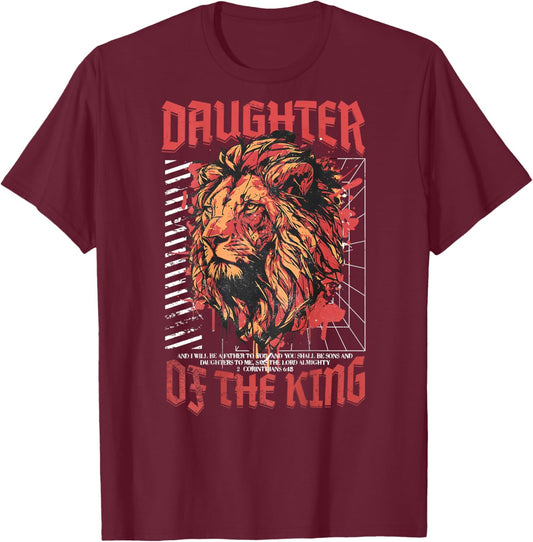 Daughter of the King T-Shirt - T-Shirt | Maroon