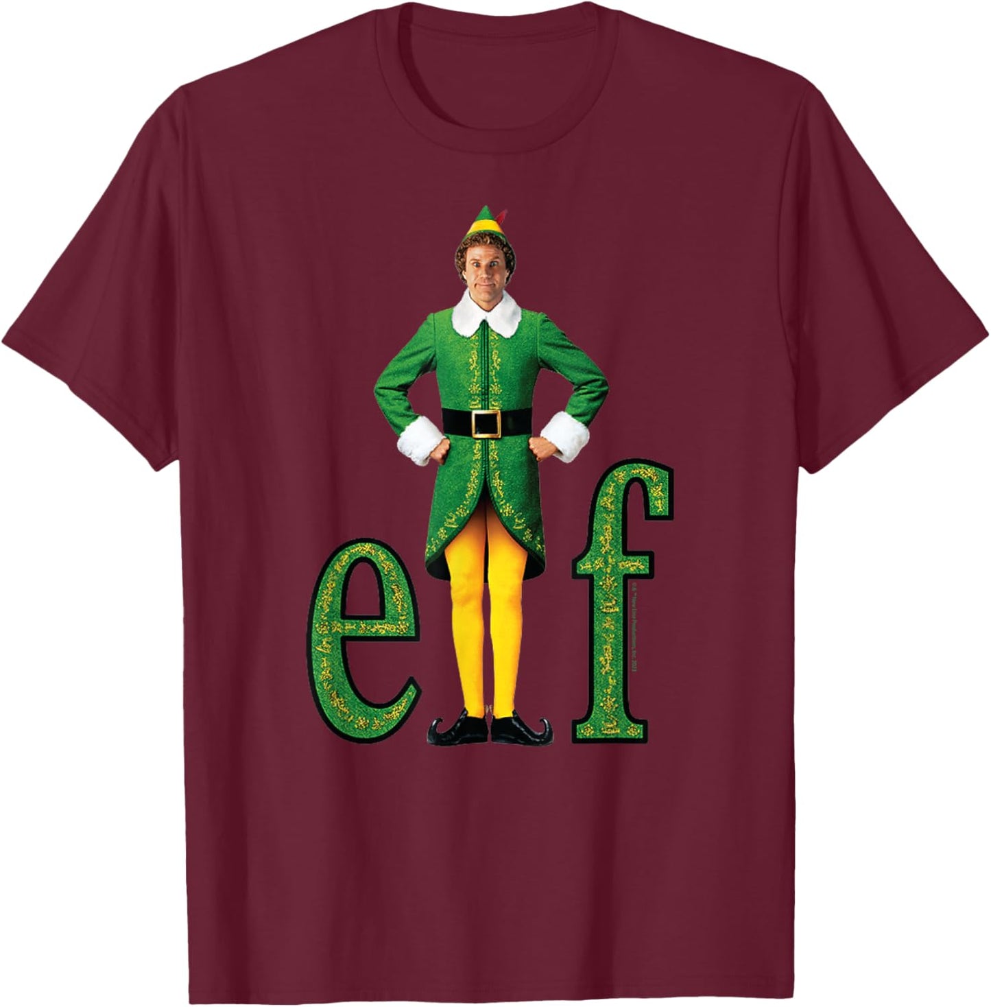 Elf - Buddy T-Shirt - T-Shirt | Maroon