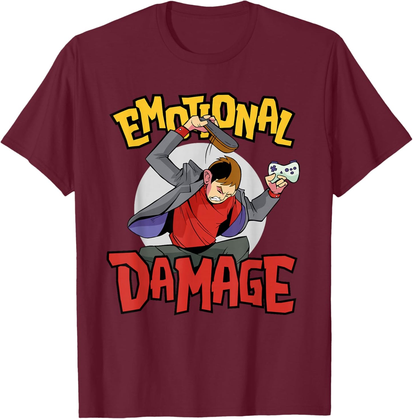 Emotional Damage T-Shirt - T-Shirt | Maroon