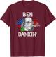 Funny Weed Shirts GIfts 4th Of July Stoner Ben Drankin T-Shirt - T-Shirt | Maroon