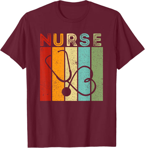 Funny Medical Practitioners Doctor Nurse Gifts Vintage Nurse Retro RN Nursing Student Graduation Men Women