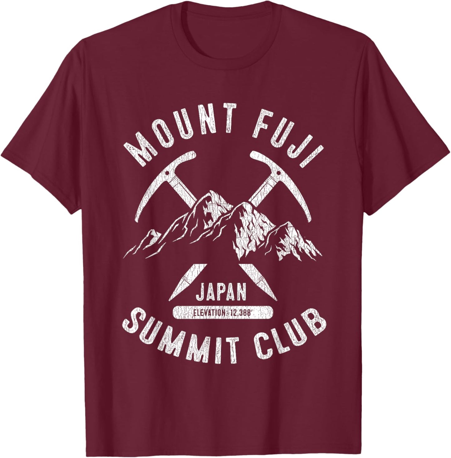 Mount Fuji Summit Club I Climbed Mt Fuji Japan T-Shirt - T-Shirt | Maroon