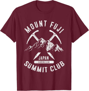 Mount Fuji Summit Club I Climbed Mt Fuji Japan T-Shirt - T-Shirt | Maroon