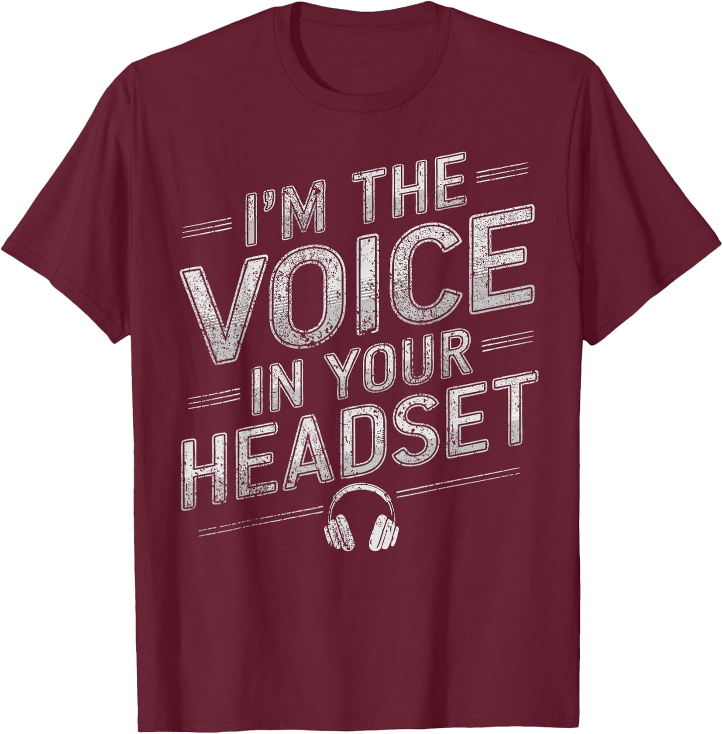 Stage Manager Headset Theatre Director Theater Manager T-Shirt - T-Shirt | Maroon