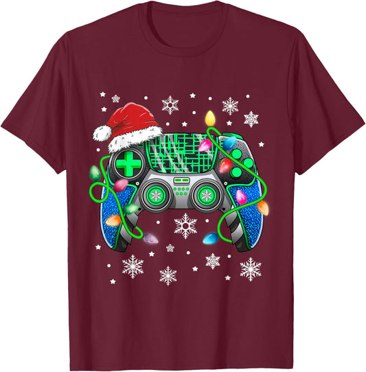 Gamer Boys Gaming Gifts Women Gamer Shirt T-Shirt - T-Shirt | Maroon