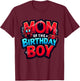 Mum Birthday Girl Spider Family Reunion T-Shirt - T-Shirt | Maroon