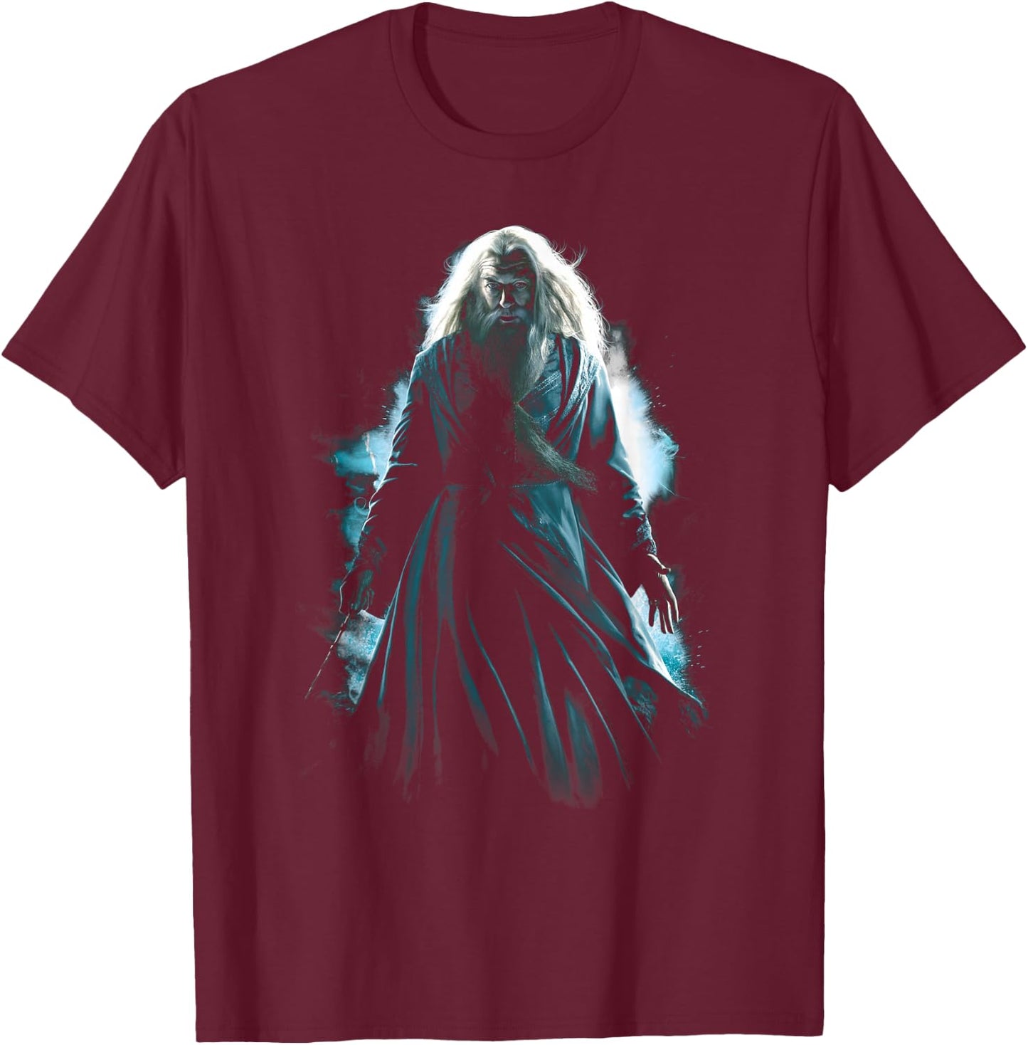 Harry Potter Dumbledore Burst T-Shirt - T-Shirt | Maroon