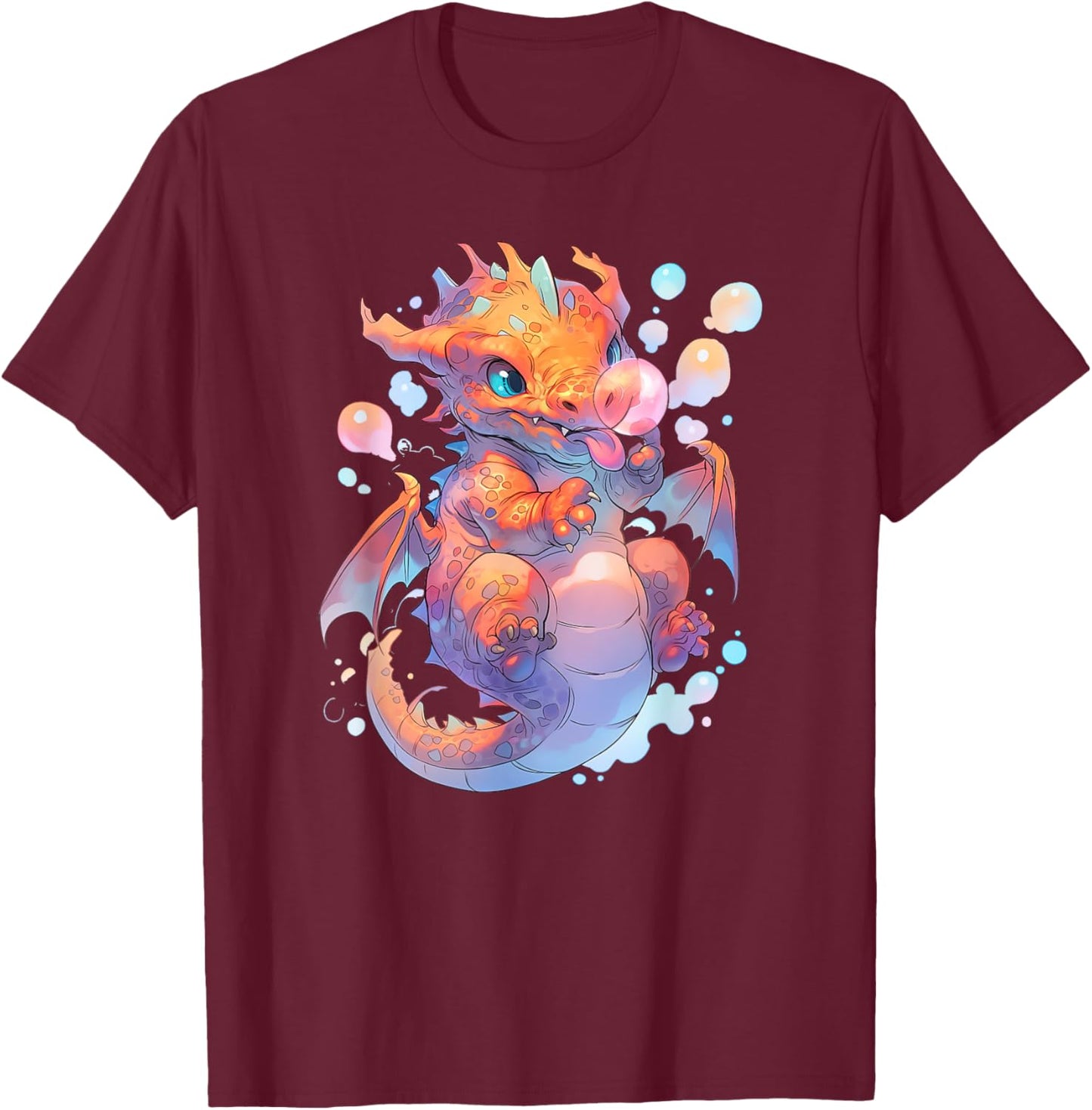 Cute Dragon funny Dragon lover baby T-Shirt - T-Shirt | Maroon