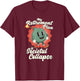 My Retirement Plan is Societal Collapse Retro Toon Dread T-Shirt - T-Shirt | Maroon