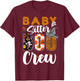 Babysitter Boo Crew Halloween Matching T-Shirt - T-Shirt | Maroon